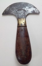 Antique 1880 G.S.Osborne Cooper's Head Knife Newark NJ Barrel Maker's Tool 5.5"