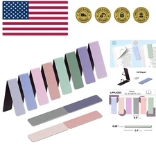 12 Pack Magnetic Bookmark, Book Marker Clip for Teachers, Students, Book Love...