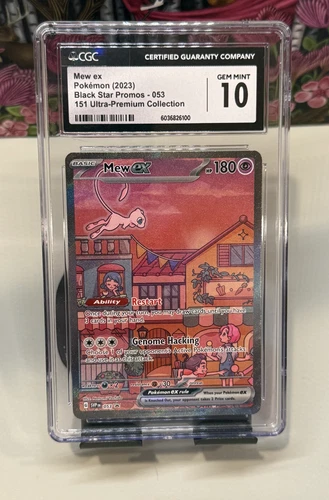 Mew ex Black Star Promo 053 (2023) 151 Ultra-Premium Collection CGC 10