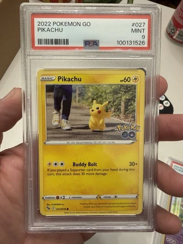 PSA 9 Pikachu #027 Pokemon Go