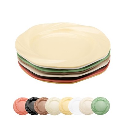 Set 40 Piatti In Plastica Riutilizzabili: 26 Cm E 19 Cm Con Bordo Oro/Argento/Rosa, Eleganti E Robusti Per Matrimoni E Feste, Senza BPA - 2