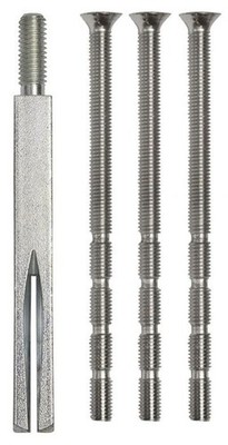 Schnegel Wechselstift 4-KT.10 STA verzinkt/vernickelt M6 Türen