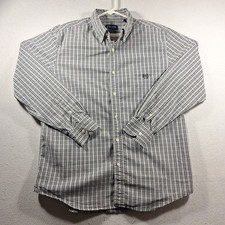 chaps button down large dress shirt men Embroidered Logo