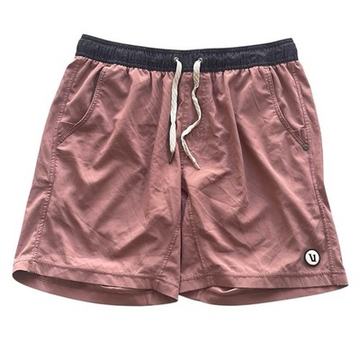 Vuori Men's Kore 7” Shorts Lined Medium Saltwater Red Everyday
