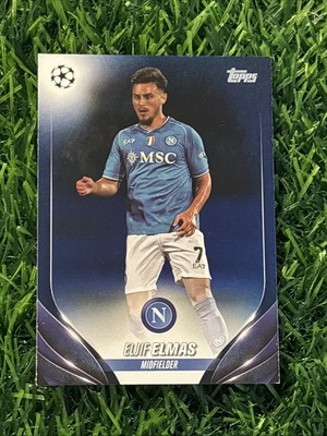 2023-24 Topps UEFA Club Competitions Navy Blue Foil /250 Eljif Elmas #182