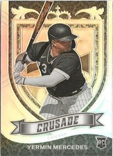 2021 Panini Crusade Yermin Mercedes Silver Prizm SP RC Chicago White Sox