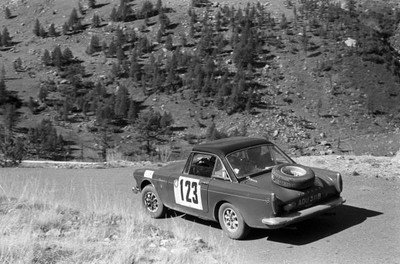 John Evans Stephen Robinson Sunbeam Tiger 1967 Rally Car Old Photo
