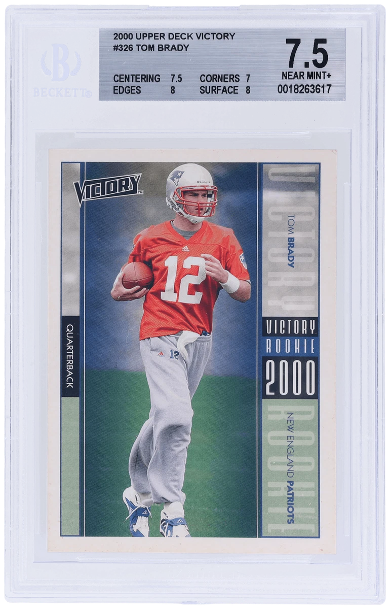 Upper Deck Tom Brady Rookie Football Sports Trading Cards