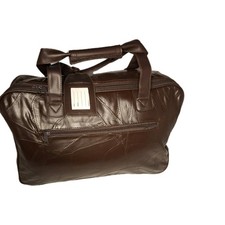 Holdon Travel Bag Cotton Traders Brown Patch Style