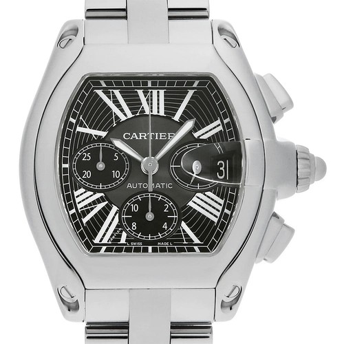 Cartier Roadster chronograph W62020X6 second hand mens