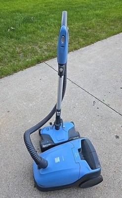 HEPA Canister Vacuum Cleaner 200 Series All Floors Dual Powered Brush Blue