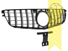 Sportgrill Kühlergrill für Mercedes Benz W204 S204 C-Klasse schwarz chrom
