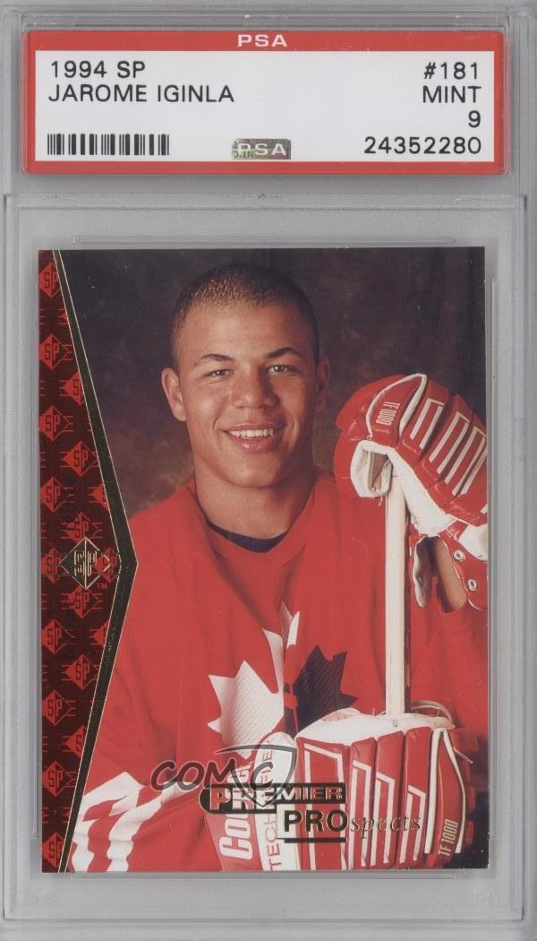 1994-95 SP Jarome Iginla #181 PSA 9 MINT HOF 0f8