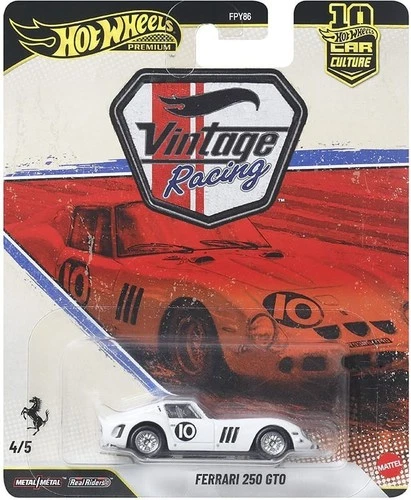 2026 Hot Wheels Premium Car Culture Vintage Racing Ferrari 250 GTO