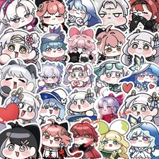 128 Pcs Anime Wuthering Waves Yinlin Waterproof Stickers Decoratio Gift