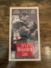 Frank Capra's It's A Wonderful Life Christmas Movie NOS Sealed VHS Jimmy Stewart