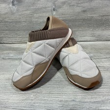 Teva ReEmber Moc Shoes Beige Camping Slipper Quilted Moccasins Womens Size 6