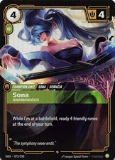 Sona Harmonious Foil 073/298 Origins Riftbound League of Legends 005017