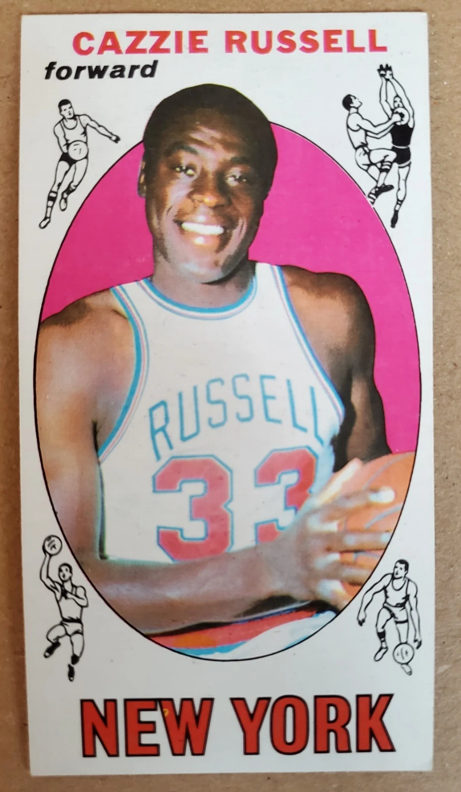 Cazzie Russell trading card