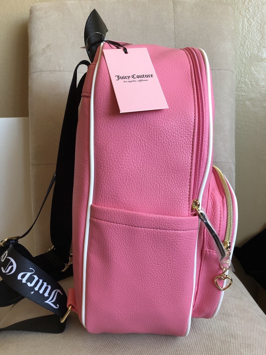 NEW Juicy Couture Pink/White Fashionista Sports Backpack Y2K  display picture 1
