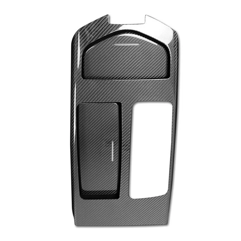 Cubierta de panel de consola central de fibra de carbono seca para Maserati Ghibli 2013-16 Foto 4 de 4