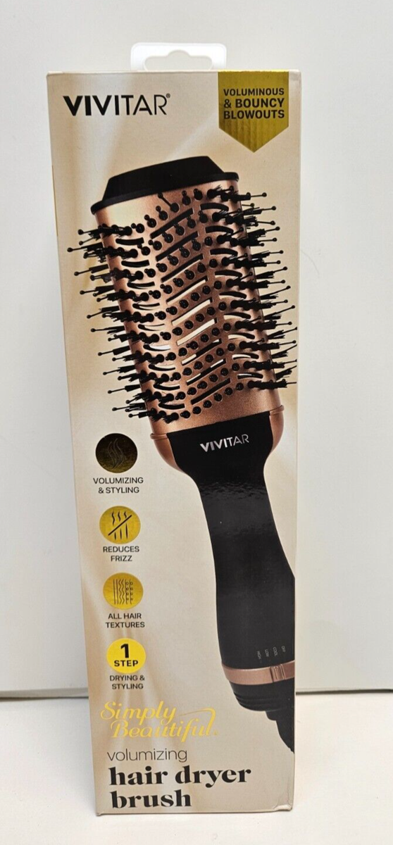 NEW VIVITAR volumizing bouncy blowouts hair dryer brush