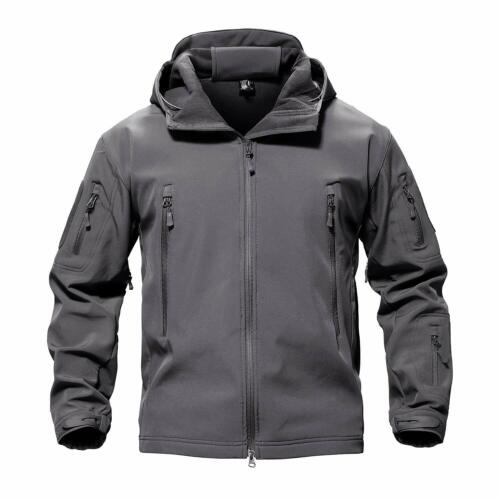 Waterproof Mens Tactical Jacket Soft Shell Coat Army Military Jacket Windbreaker - Picture 34 of 58