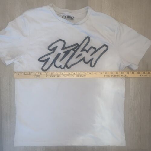 FUBU T-shirt maglietta hip hop grigia media girocollo - Foto 7 di 14