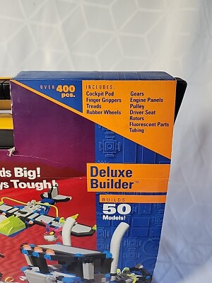 15539 Deluxe Builder Construx 1996 Mattel Building Kit NEW SEALED