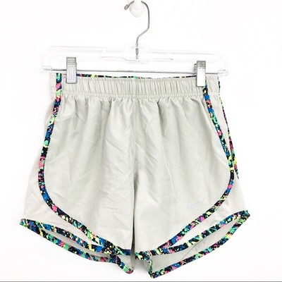 tan nike shorts womens