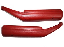 1978 -1982 Corvette Door Panel Armrests Arm Rests Pulls Red Set Lh Rh C3 New