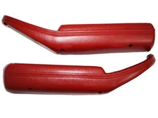 1978 -1982 Corvette Door Panel Armrests Arm Rests Pulls Red SET LH + RH C3 NEW