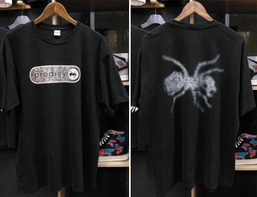 The Prodigy Band Gráfico Color Negro 2 Lados Camisa Hombre Mujer S-5XL KTV6619