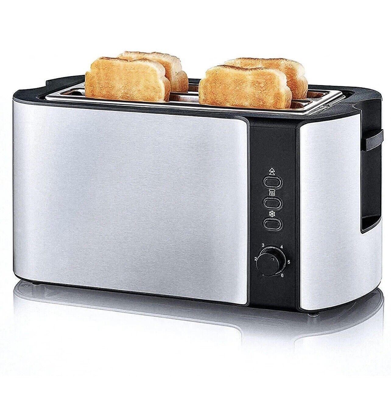 Elite 4-Slice Chrome 1300-Watt Toaster at