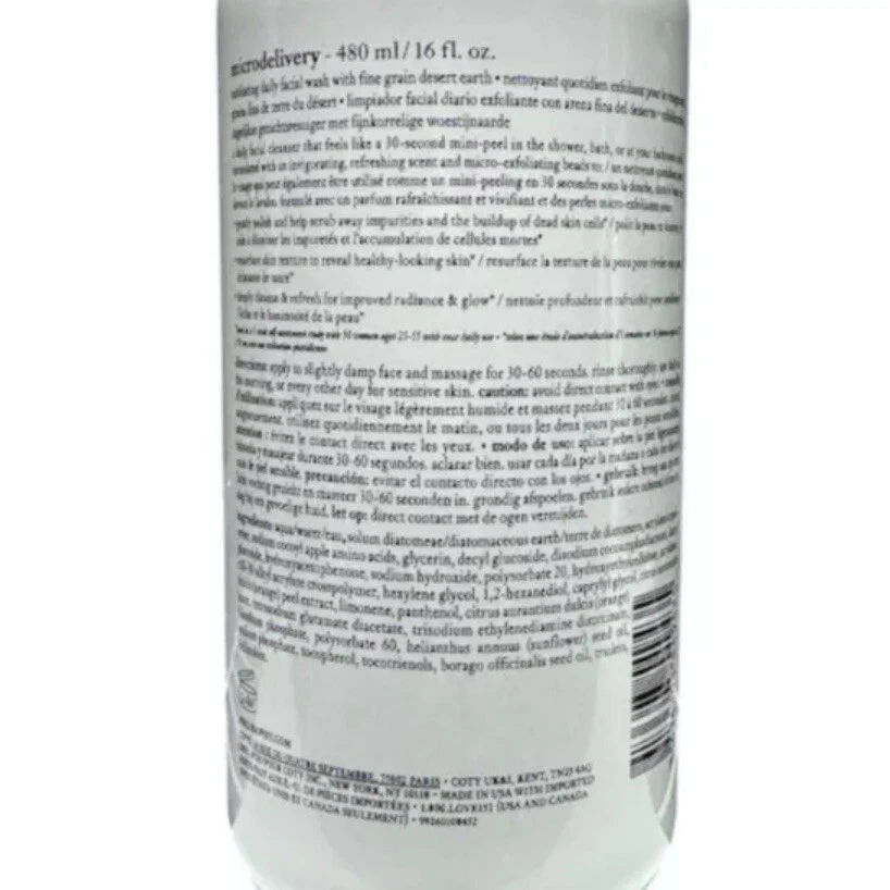 Philosophy Microdelivery lavado facial diario exfoliante 16 oz dispensador Pop Top Foto 2 de 3