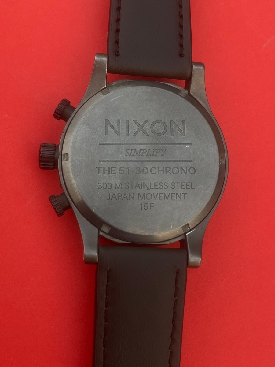 時計 NIXON SIMPLIFY THE 51-30 Nixon Simplify The 51- 30 Chrono 300m Men's Watch | eBay