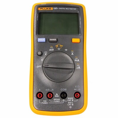 Fluke 12E+ Digital Multimeter AC/DC/Diode/R/C Voltage Current Ohm Capacitance