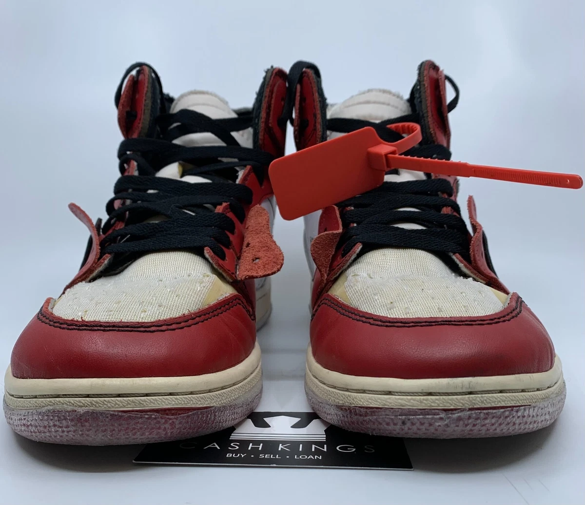 Off-White x Air Jordan 1 Retro High OG 'Chicago' AA3834-101, 10 M