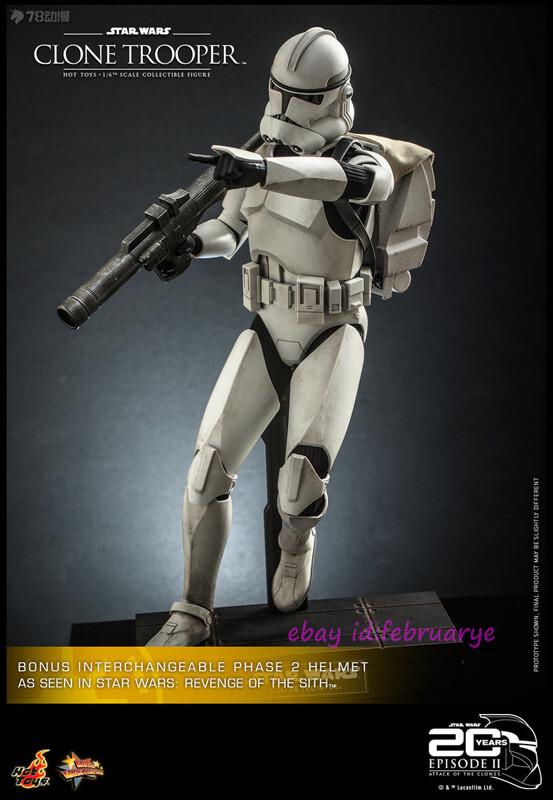 Hot Toys 1/6 Mms647 Star Wars Episode Ii Clone Trooper
