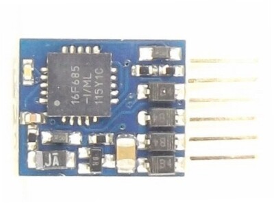 Dapol Imperium 5 - 6 Pin 2 Funktionen MICRO DCC Lokdecoder: extra klein - für N
