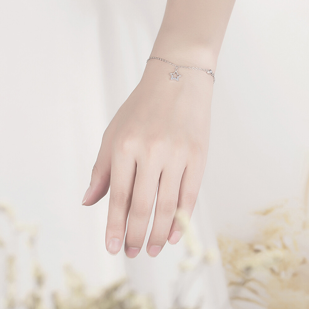 STAR JEWELRY SV925 ブレスレット GIRL'S SMILE Amazon.com: LINGBG JEWELRY Star Bracelets 925 Sterling