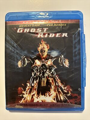 Ghost Rider Extended Cut Blu-Ray Movie Nicolas Cage Eva Mendes