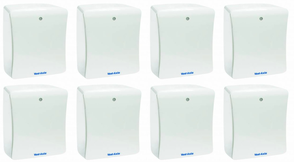 8 x Vent Axia 427479 C Solo+ HT Extractor Fans with Humidistat and Timer 427479A