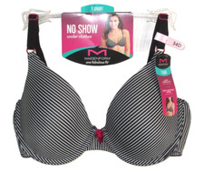 NWT Maidenform One Fabulous Fit 07959 No Show T-Shirt Underwire Size 34D Bra