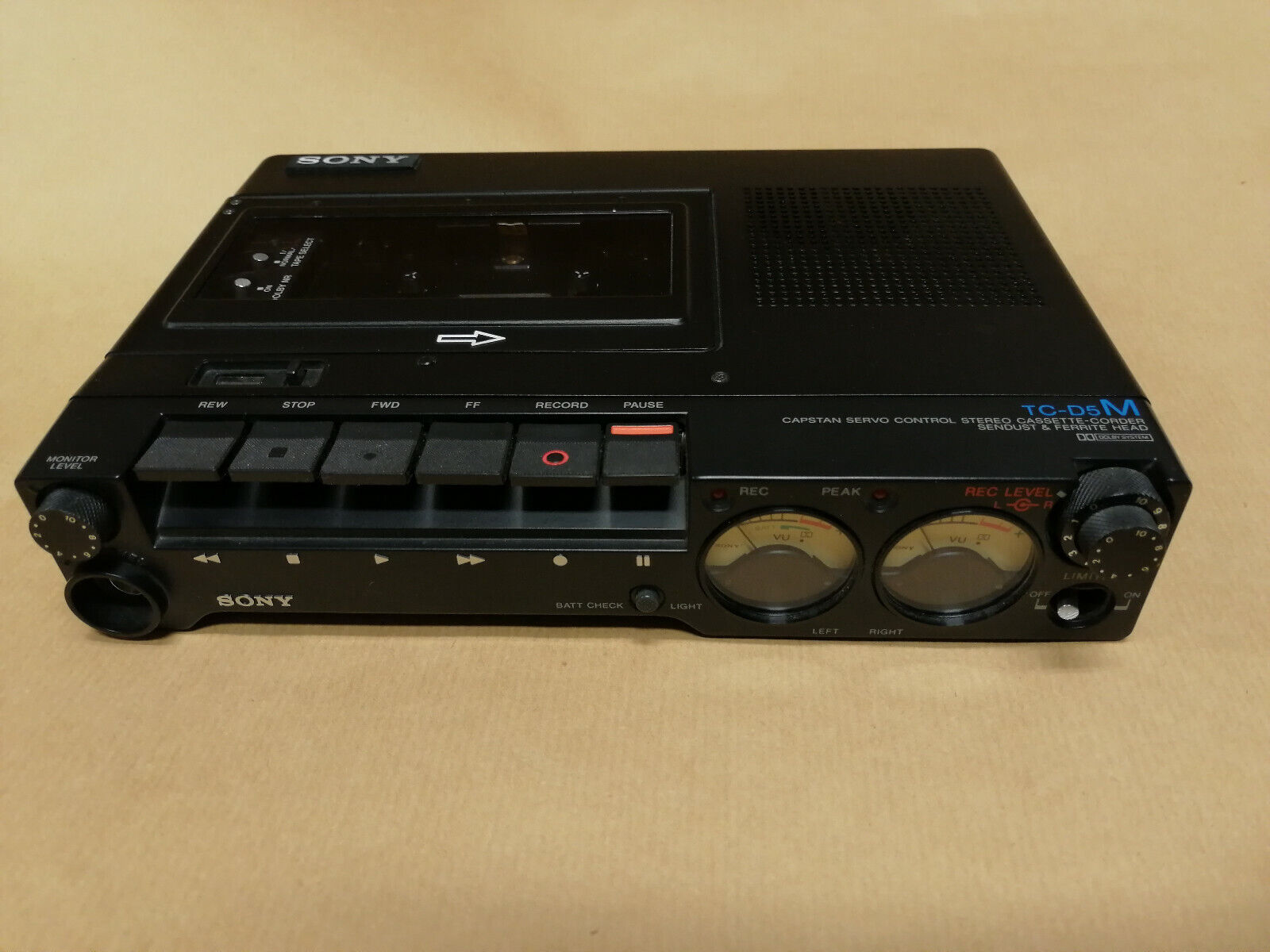 Sony - TC-D5 M Stereo Cassette Corder + F99B