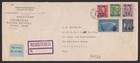 Canal Zone Scott 89, etc. on 1930 registered cover mailed to Cincinnati — photo 1