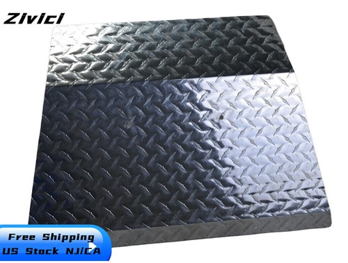EZGO TXT Golf Cart Polished Aluminum Diamond Plate Front Shock Bumper Cover