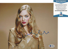 AMANDA SEYFRIED SIGNED AUTHENTIC 'LES MISERABLES" 8X10 PHOTO 2 BECKETT COA BAS