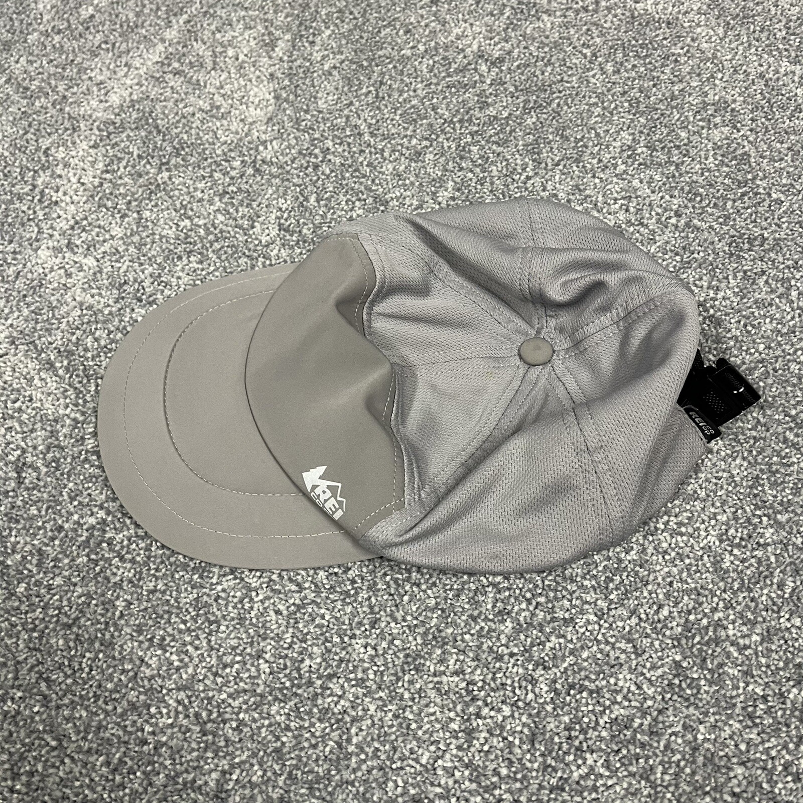 REI 7-Panel Lightweight Adjustable Strapback Gray… - image 2
