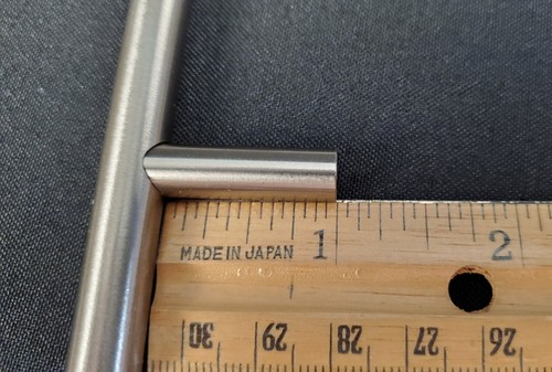 Manija de gabinete Euro Bar 7,38"" tira de gabinete níquel satinado cocina paquete de 10 NUEVO - Imagen 3 de 8
